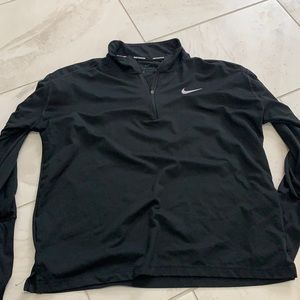 Nike running dry fit 1/4 zip large